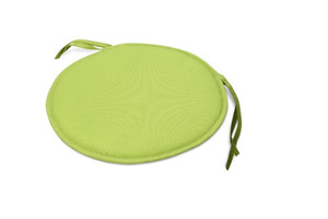 Outdoor Seat Cushion Chair Pad, round, green