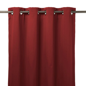 Blockout Curtain GoodHome Vestris 140x260cm, red