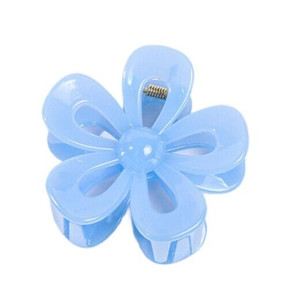 ECARLA Hair Clip Flower, blue