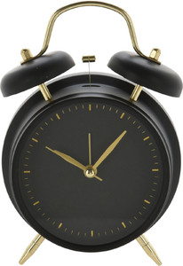 Table Alarm Clock Draco, black