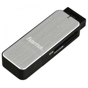 Hama Card Reader SD/microSD USB 3.0 silver