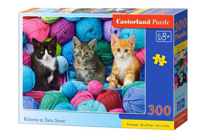 Castorland Jigsaw Puzzle Kittens in Yarn Store 300pcs 8+
