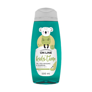 On Line Kids Time Hand & Body Wash Pear 3+ 93% Natural 500ml