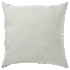 KÄRLEKSGRÄS Cushion, light green, 40x40 cm