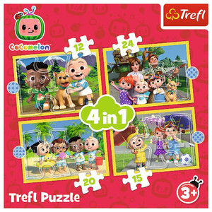 Trefl Children's Puzzle Cocomelon 4in1 3+