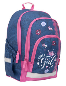 Hama School Backpack Jeans Girl