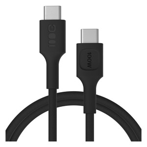 GREEN CELL Cable USB-C-USB-C PowerStream 100W, braid 1.2m, black
