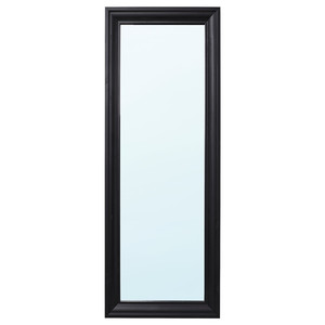 TOFTBYN Mirror, black, 52x140 cm