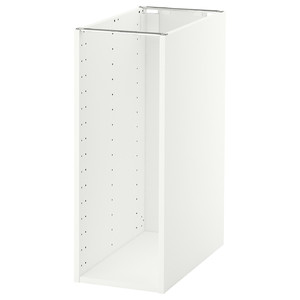 METOD Base cabinet frame, white, 30x60x80 cm