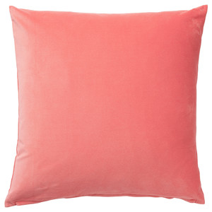 SANELA Cushion cover, light brown-red, 65x65 cm