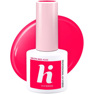 Hi Hybrid Nail Polish - No.233 Neon Red 5ml