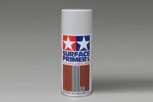 Tamiya Surface Primer Spray L 180 ml, grey, 14+