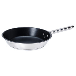 IKEA 365+ Frying pan, stainless steel/non-stick coating, 24 cm