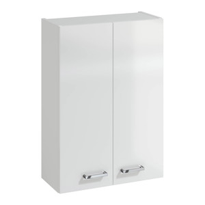 Bathroom Wall Cabinet Sat 50 cm, glossy white