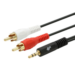TB Cable 3.5mm MiniJack -2x RCA M/M 2.5m