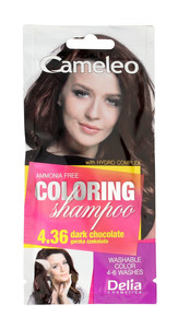 Delia Cosmetics Cameleo Coloring Shampoo 4.36 Dark Chocholate