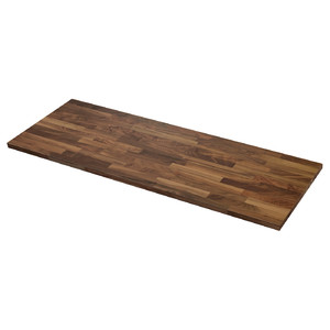 KARLBY Worktop, walnut, veneer, 186x3.8 cm