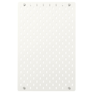 SKÅDIS Pegboard, white, 36x56 cm