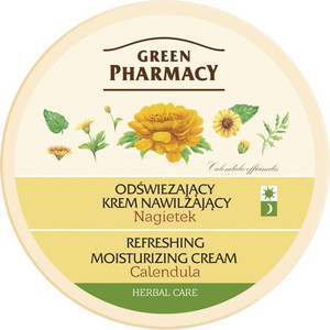 Green Pharmacy Herbal Cosmetics Refreshing Moisturizing Cream Calendula 150ml