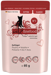 Catz Finefood Kitten N.03 Poultry Cat Wet Food 85g