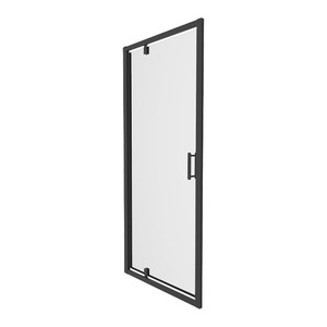 GoodHome Shower Door Beloya 80 cm, black/transparent