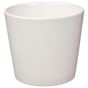 SOJABÖNA Plant pot, white, 9 cm