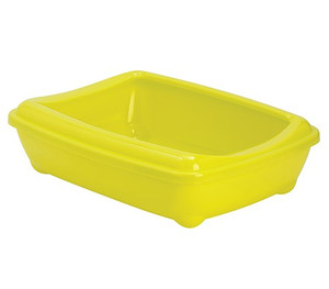 Litter Box Jumbo For Large Cats 57cm, lemon