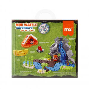 Marioinex Mini Waffle Blocks Set Adventure Cave 148pcs 5+