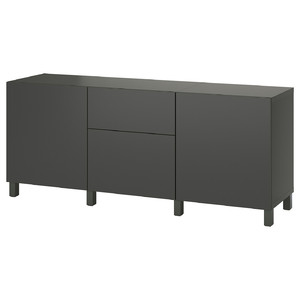 BESTÅ Storage combination with drawers, 180x42x74 cm