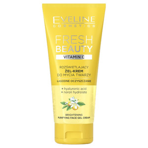 EVELINE Fresh Beauty Brightening Purifying Face Gel Cream Vitamin C Vegan 150ml