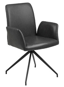 Conference Office Chair Naya, black leather