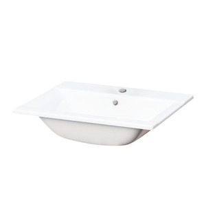 Ceramic Wash Basin Faros 60x45cm, white