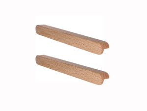 GoodHome Kitchen Cabinet Handle Serrano 220 mm, natural wood