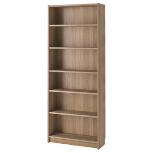 BILLY Bookcase, oak effect, 80x28x202 cm