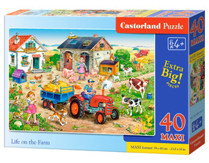 Castorland Children's Puzzle Life on the Farm 40pcs 4+