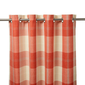 Curtain GoodHome Podor 140x260cm, orange