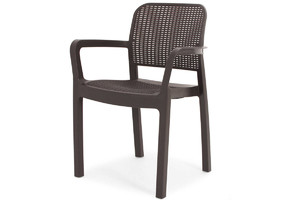Outdoor Chair SAMANNA, brown