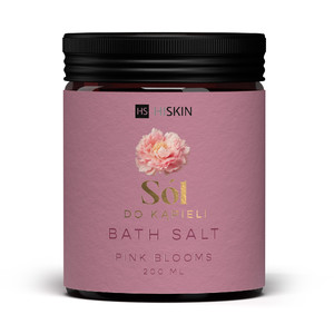 HISKIN Lady Flowers Bath Salt Pink Blossoms Peony & Rose 200 ml