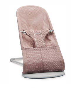 BABYBJÖRN - Bouncer Bliss MESH - Dusty Pink