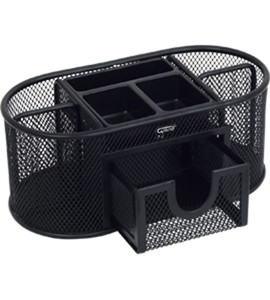 Desktop Organizer, metal, black