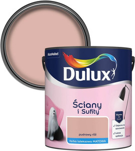 Dulux Walls & Ceiling Matt Latex Paint 2.5L, powder pink