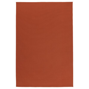 MORUM Rug flatwoven, in/outdoor, rust, 160x230 cm