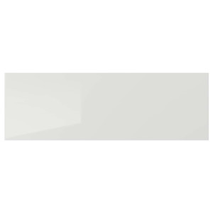 RINGHULT Drawer front, high-gloss light grey, 60x20 cm