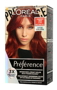 L'Oreal Preference Vivid Colors Permanent Gel Haircolor 5.664 Cherry Red (Notting Hill)