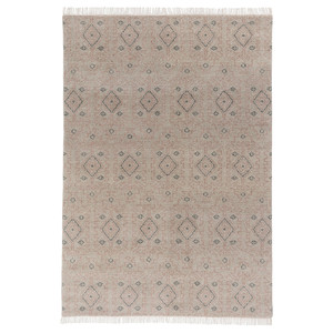 PENSELRÅG Rug, low pile, grey/beige/handmade, 170x240 cm