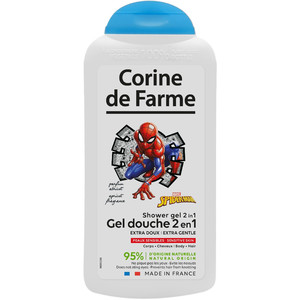 Corine de Farme Spiderman Gentle Shower Gel fro Children 2in1 95% Natural 300ml