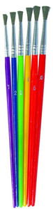 Brush Set School Paintbrushes 6pcs