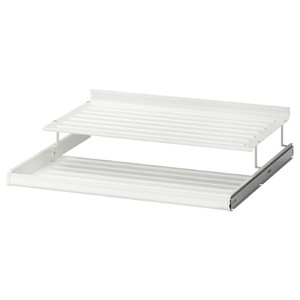 KOMPLEMENT Pull-out shoe shelf, white, 75x58 cm
