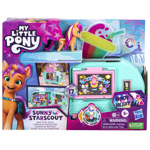 My Little Pony Toys Sunny Starscout Smoothie Truck Doll, Kids Playset 3+
