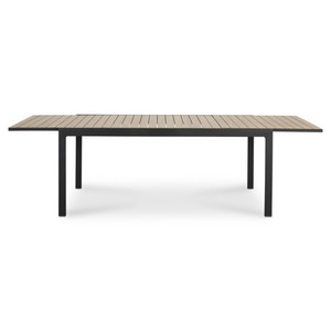 Garden Table Extendable Morlaix 180/270x100cm, dark grey-brown